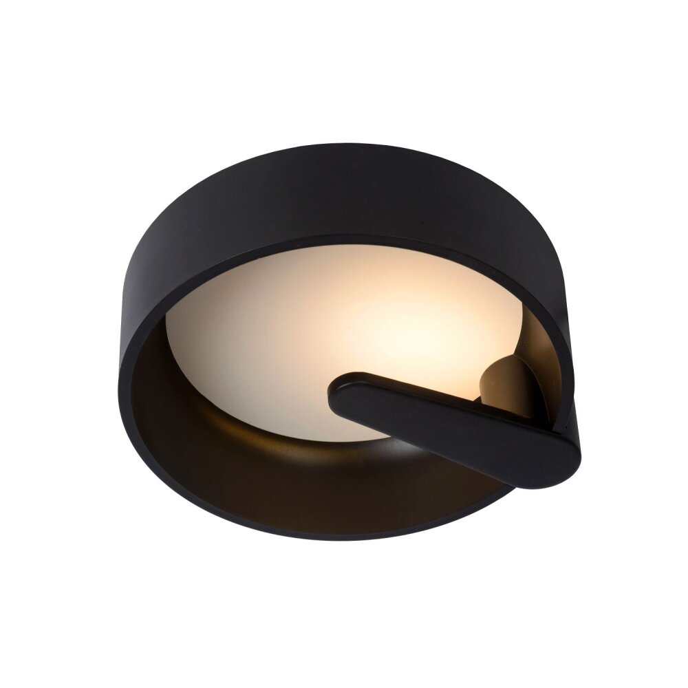 Lucide MIAMI Deckenleuchte LED Schwarz, 1-flammig main product photo