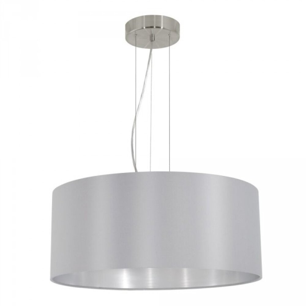 Eglo MASERLO Hängeleuchte Nickel-Matt, 3-flammig main product photo