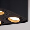 Baishan Deckenleuchte Schwarz, 4-flammig