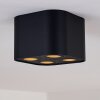 Baishan Deckenleuchte Schwarz, 4-flammig