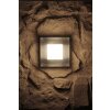 Konstsmide SANREMO Außenwandleuchte LED Edelstahl, Transparent, Klar, 9-flammig