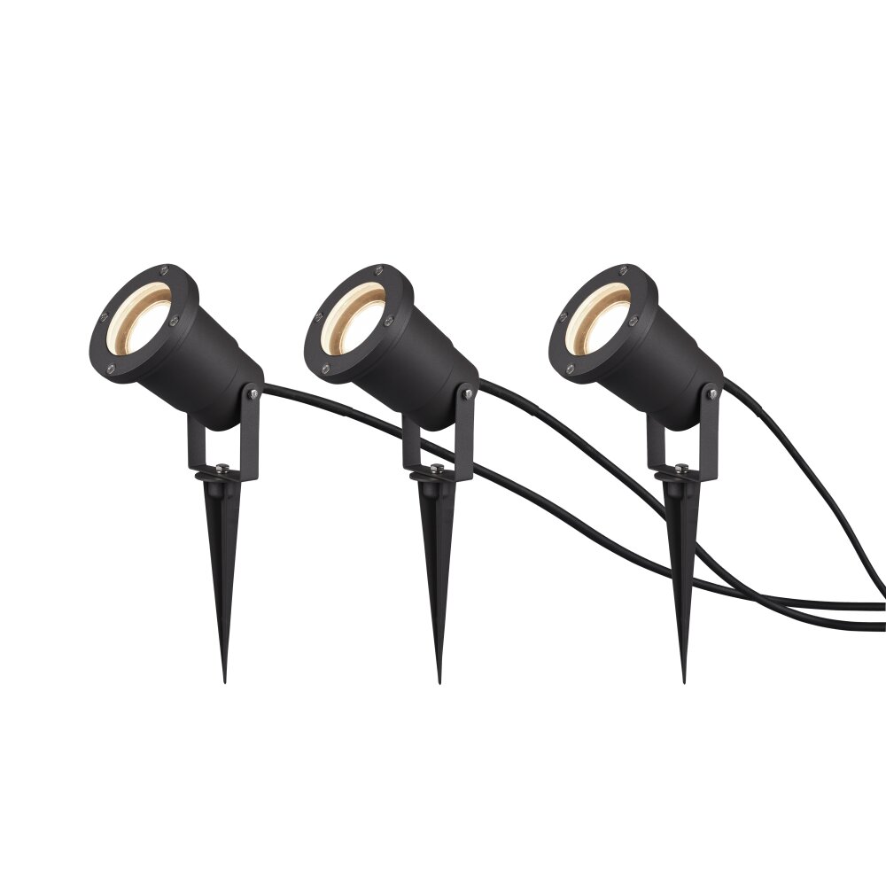 Trio Ubangi Strahler Anthrazit, 3-flammig main product photo
