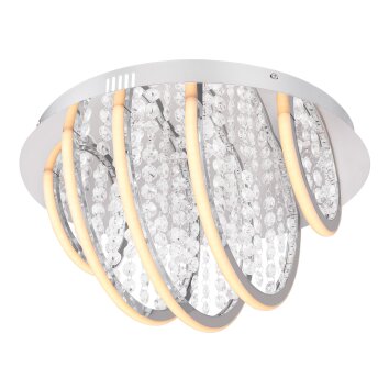 Globo GERT Deckenleuchte Klar, Weiß, 1-flammig, Farbwechsler