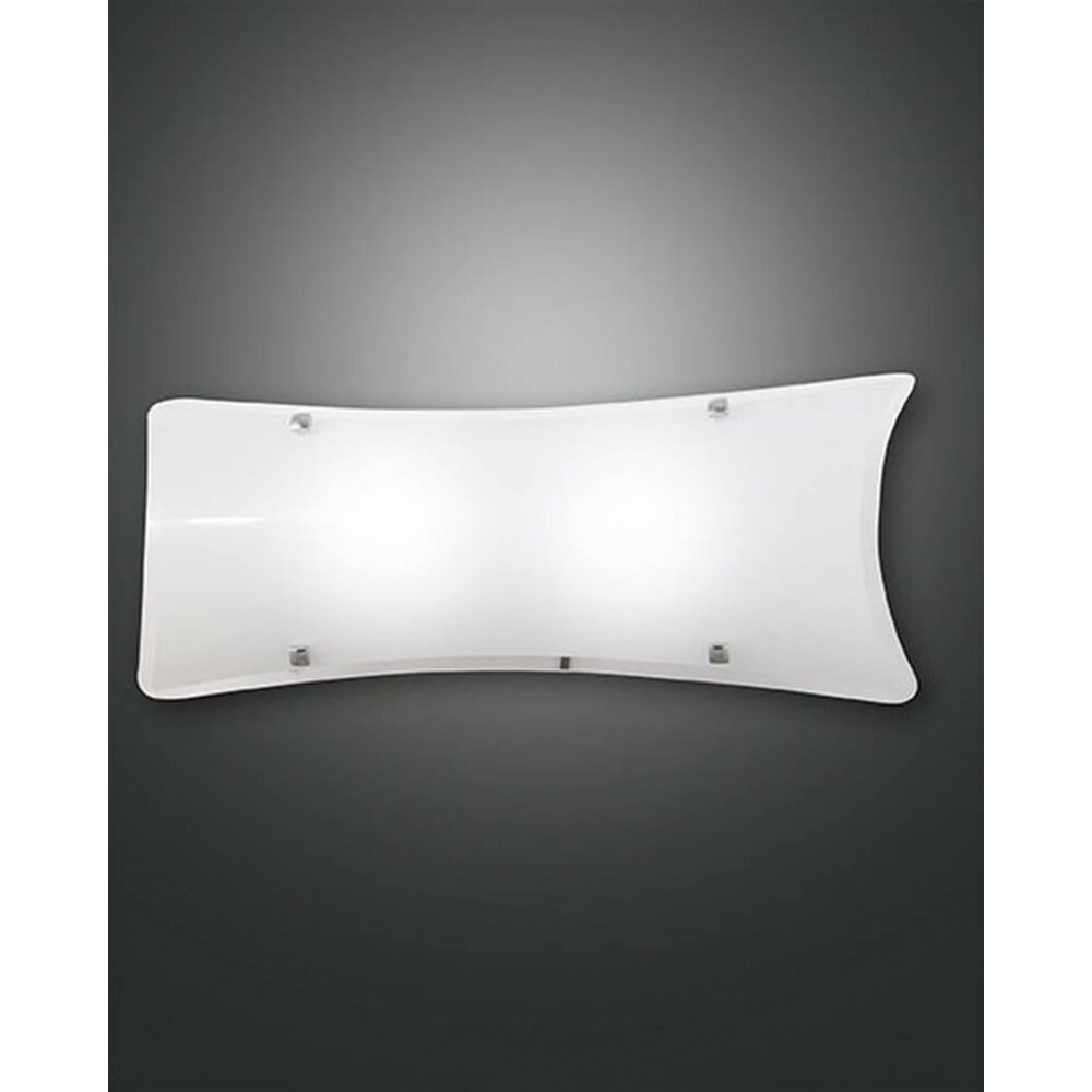Fabas Luce MILTON Wandleuchte Chrom, 2-flammig main product photo