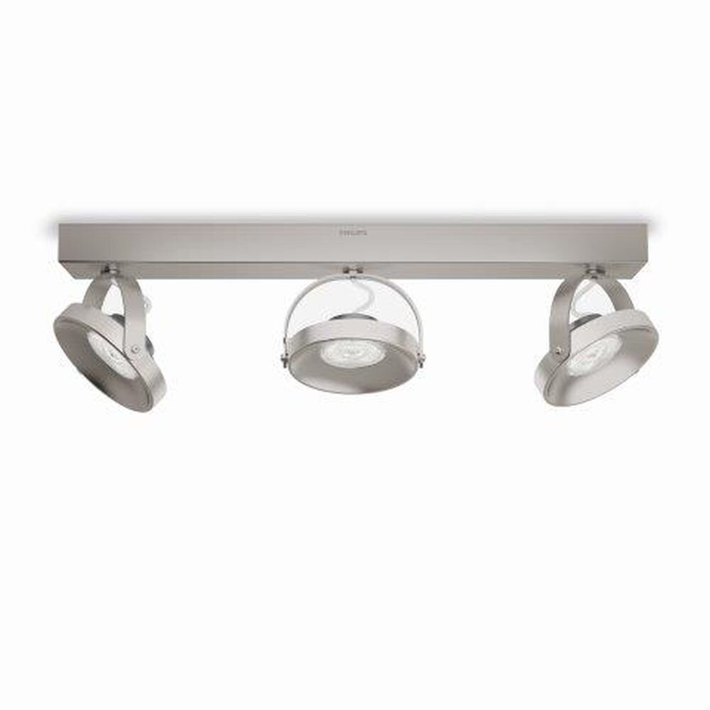 Philips Spur Deckenleuchte LED Edelstahl, 3-flammig main product photo