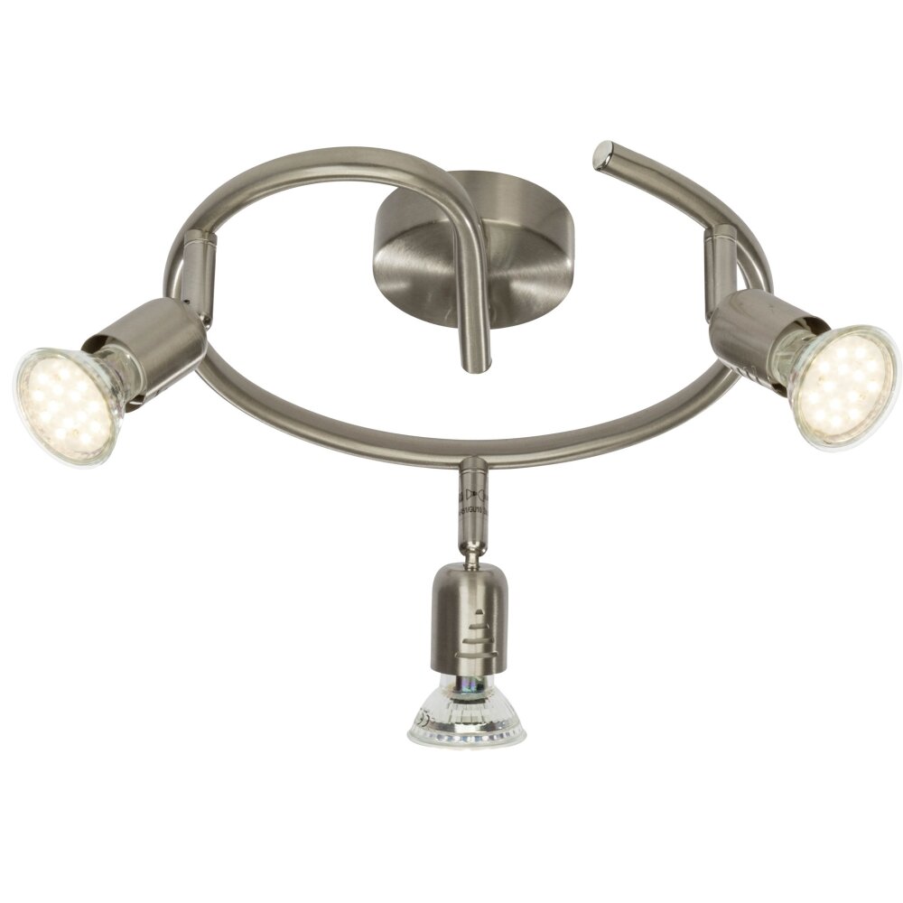 Brilliant Leuchten Loona Spotrondell LED Eisen, 3-flammig main product photo