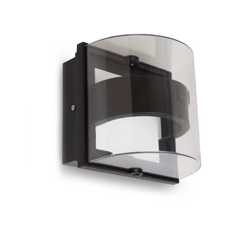 Lutec DELTA Aussenwandleuchte Anthrazit, 1-flammig main product photo