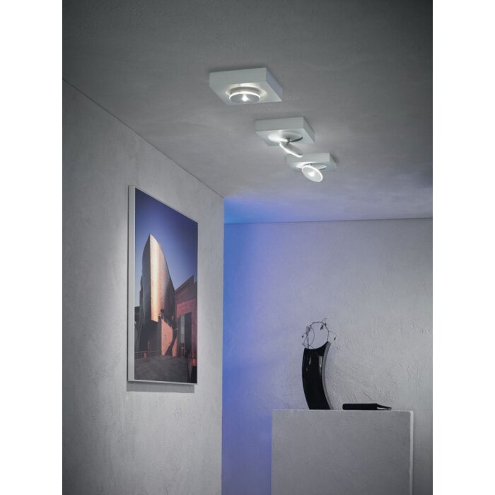 LED Spotleiste Deckenbeleuchtung Arbeitszimmer Glaslampe drehbar Länge 76,5 cm 