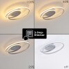 Leksund Deckenleuchte LED Silber, 1-flammig