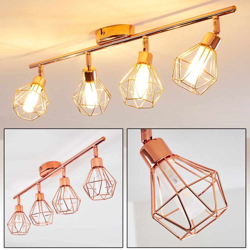 Ferrand Deckenleuchte LED Kupferfarben, 4-flammig main product photo