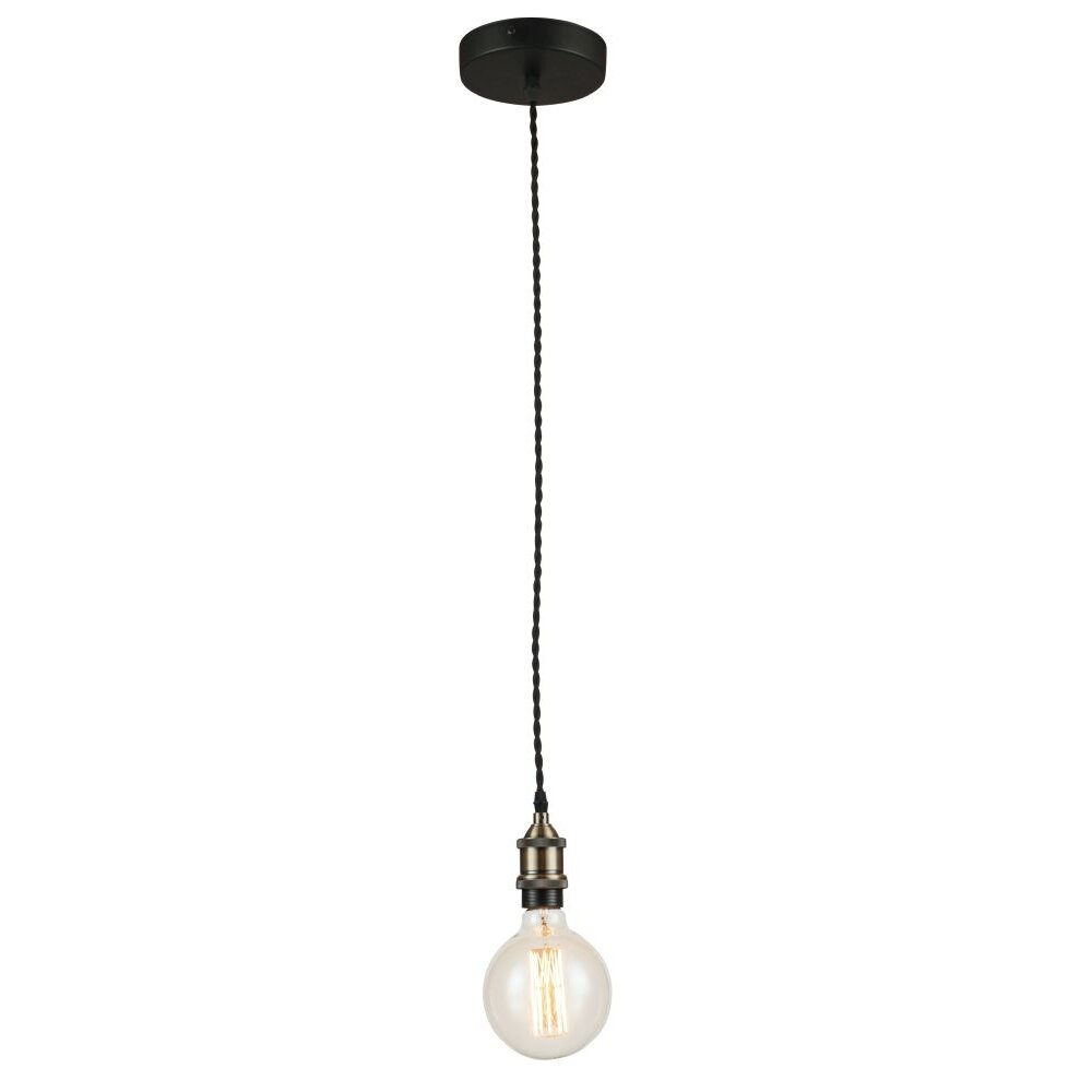 Lutec VINTAGE Deckenleuchte Braun, 1-flammig main product photo