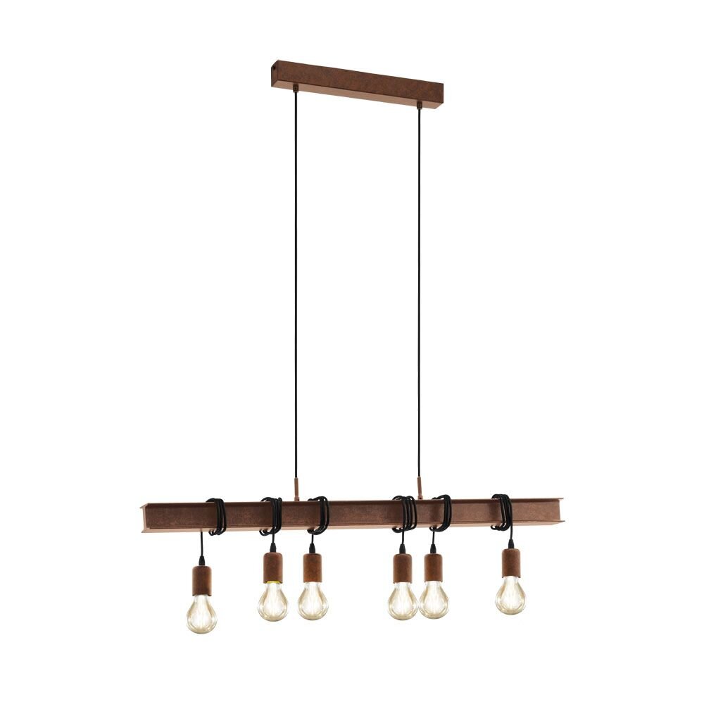 Eglo TOWNSHEND 4 Hängeleuchte Braun, 6-flammig main product photo
