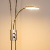 Kimba Deckenfluter LED Nickel-Matt, 3-flammig