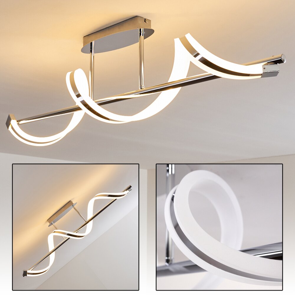Vora Deckenleuchte LED Chrom, 1-flammig main product photo