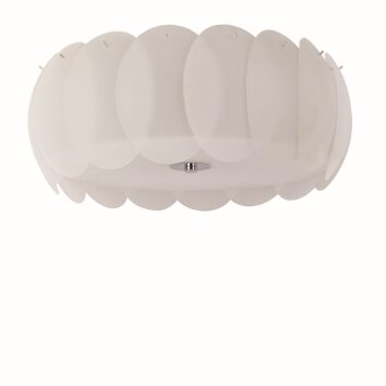 Ideal Lux OVALINO Deckenleuchte Weiß, 8-flammig