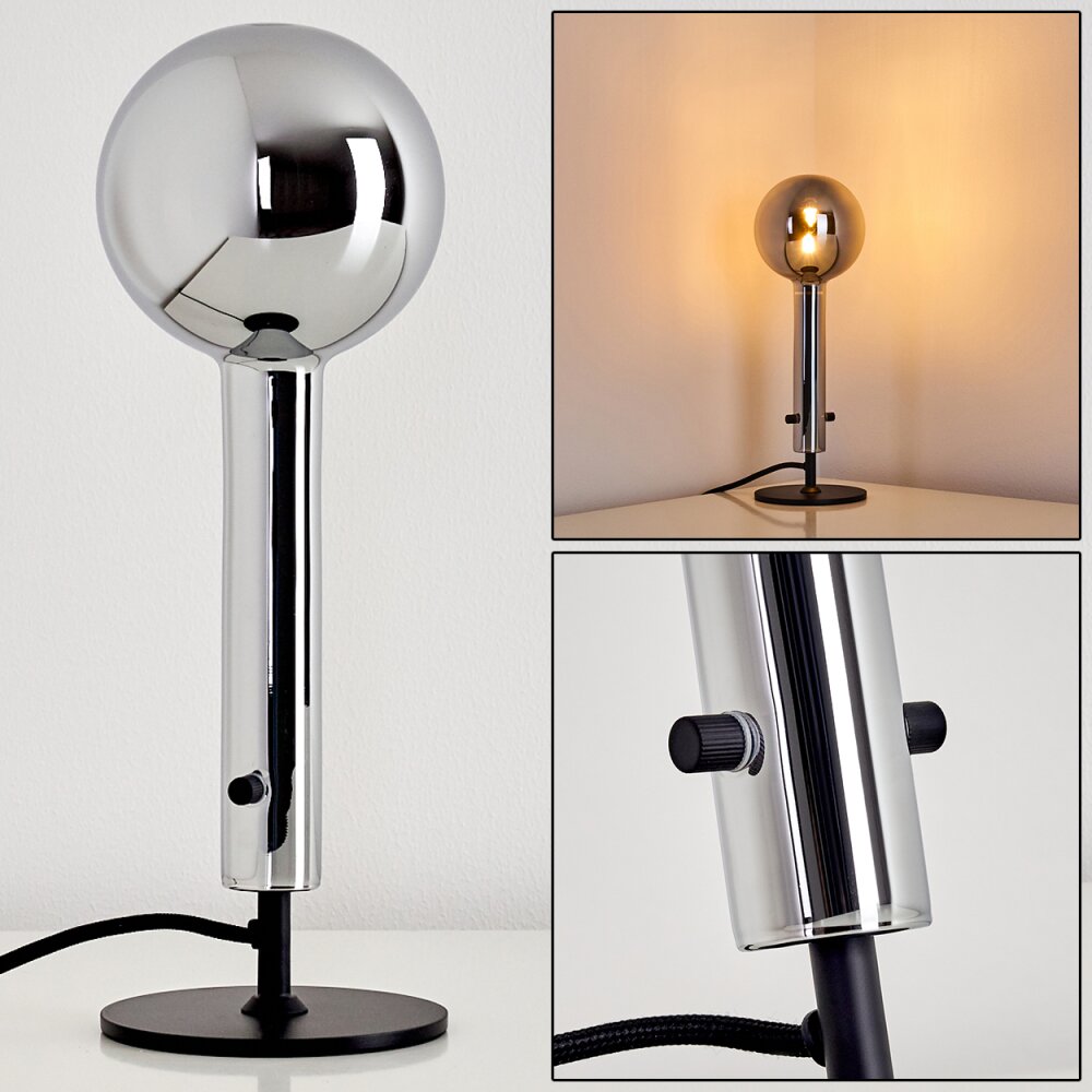 Ikeda Tischleuchte Schwarz, 1-flammig main product photo