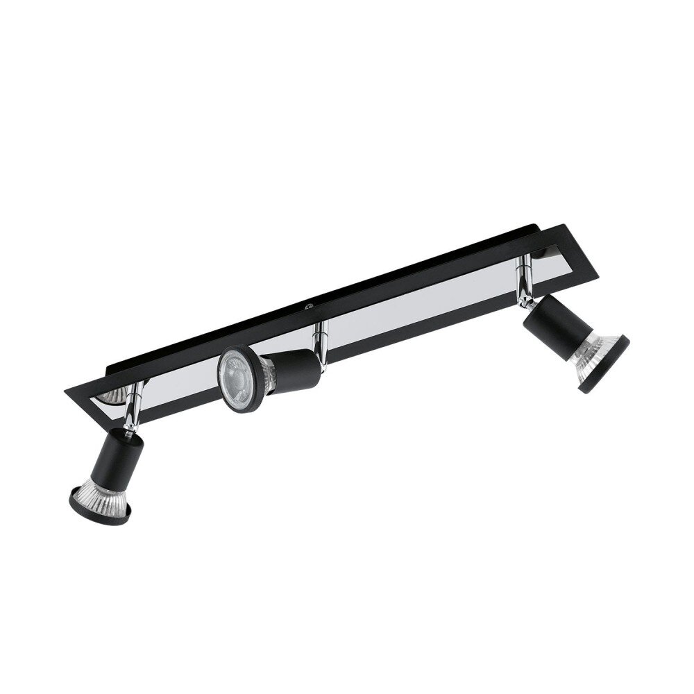 Eglo SARRIA Deckenspot LED Chrom, Schwarz, 3-flammig main product photo