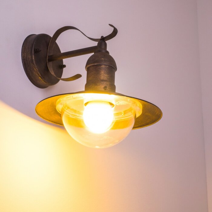 Broni Außenwandleuchte Rostfarben H166582-DO1 | lampe.de