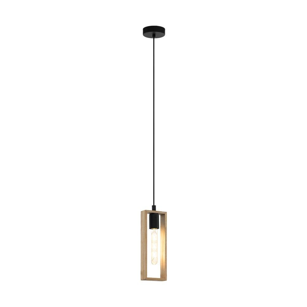 Eglo LITTLETON Hängeleuchte Schwarz, 1-flammig main product photo