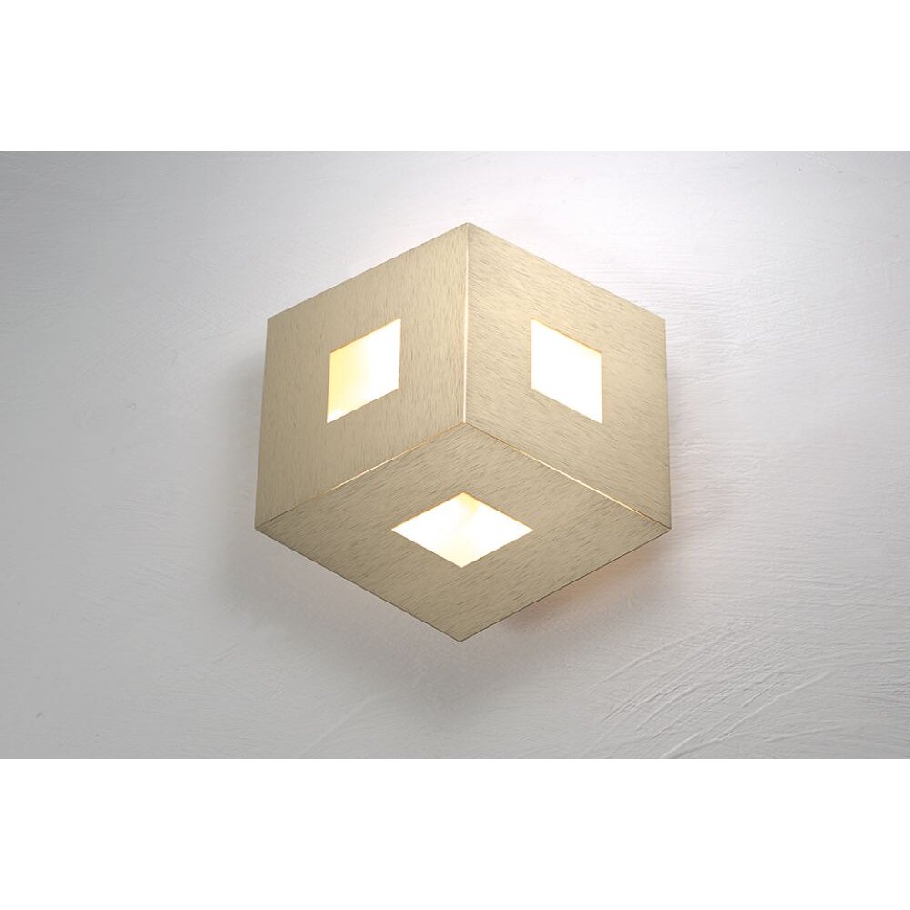 Bopp Leuchten BOX COMFORT Wandleuchte LED Gold, 3-flammig main product photo