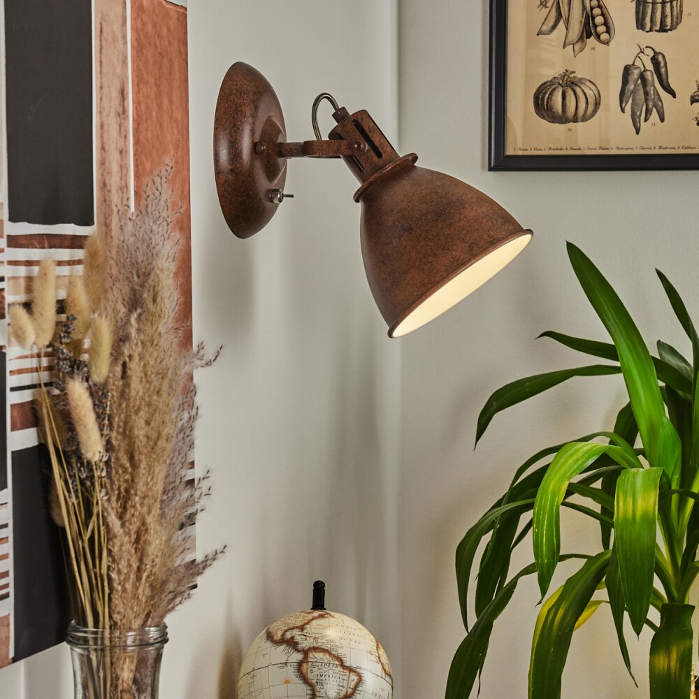 Koppom Wandleuchte Rostfarben, 1-flammig main product photo
