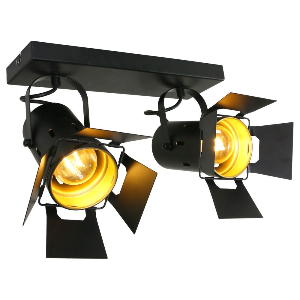 Steinhauer Woschnik Deckenleuchte Schwarz, 2-flammig main product photo