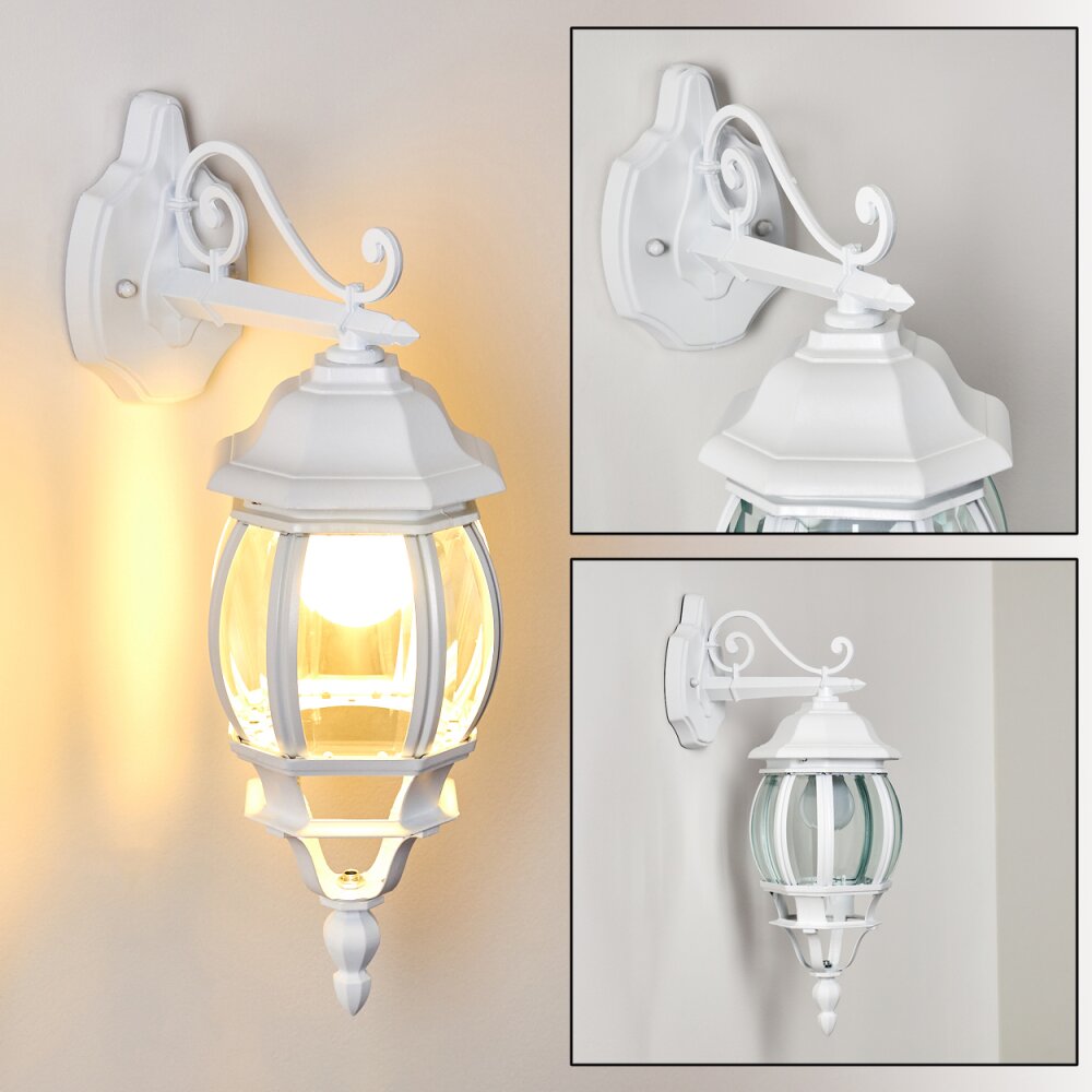 Lentua Außenwandleuchte Weiß, 1-flammig main product photo