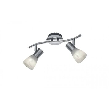 Trio Leuchten FREDDY Stehleuchte LED Nickel-Matt 424810207