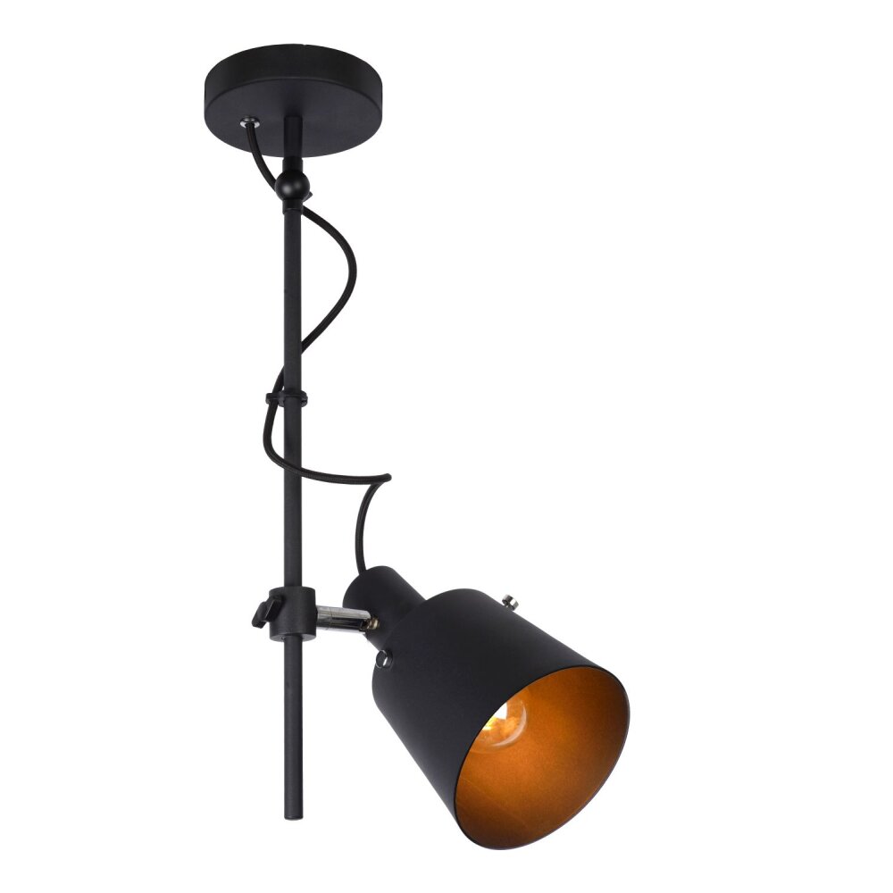 Lucide QUINNY Deckenstrahler Schwarz, 1-flammig main product photo