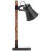 Brilliant Leuchten Plow Tischleuchte Holz dunkel, Schwarz, 1-flammig