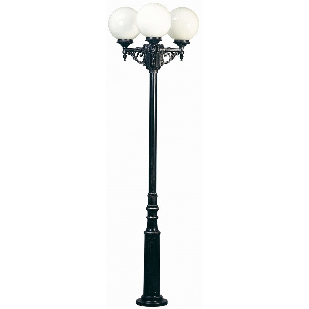 Albert Leuchten 2050 Mastleuchte Schwarz, Silber, 3-flammig main product photo