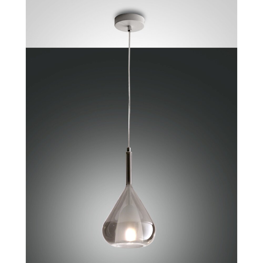 Fabas Luce Lila Pendelleuchten Rauchfarben, 1-flammig main product photo