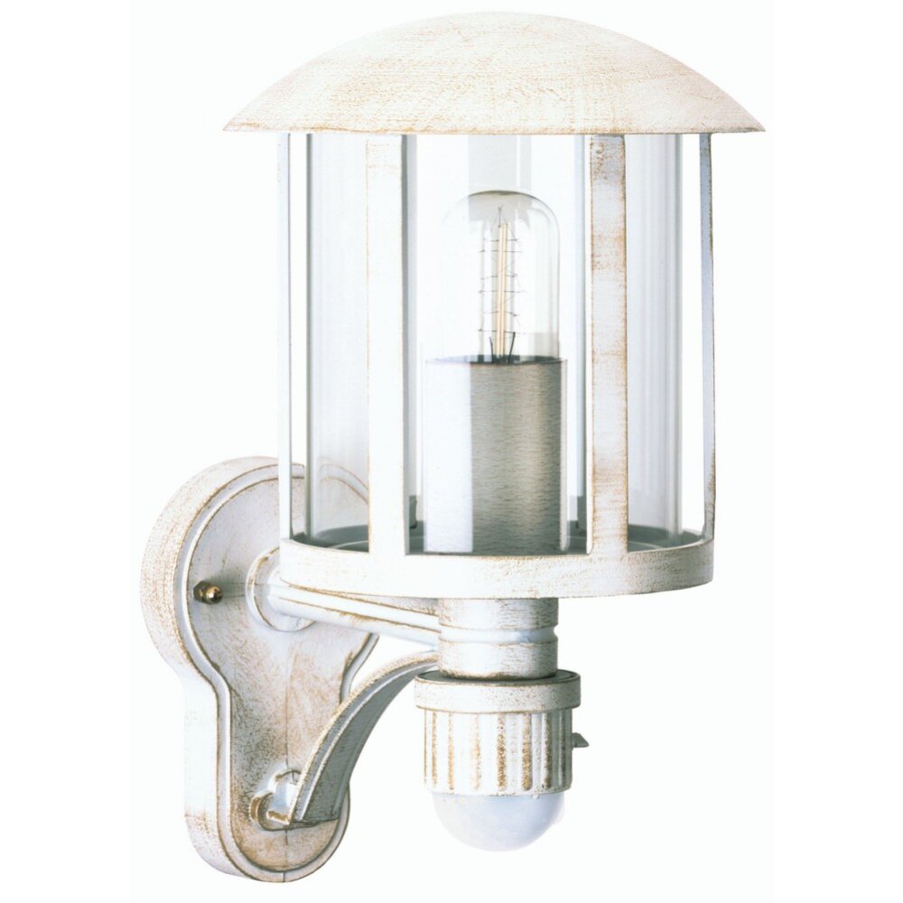 Albert Leuchten 1836 Außenwandleuchte Gold, Weiß, 1-flammig, Bewegungsmelder main product photo