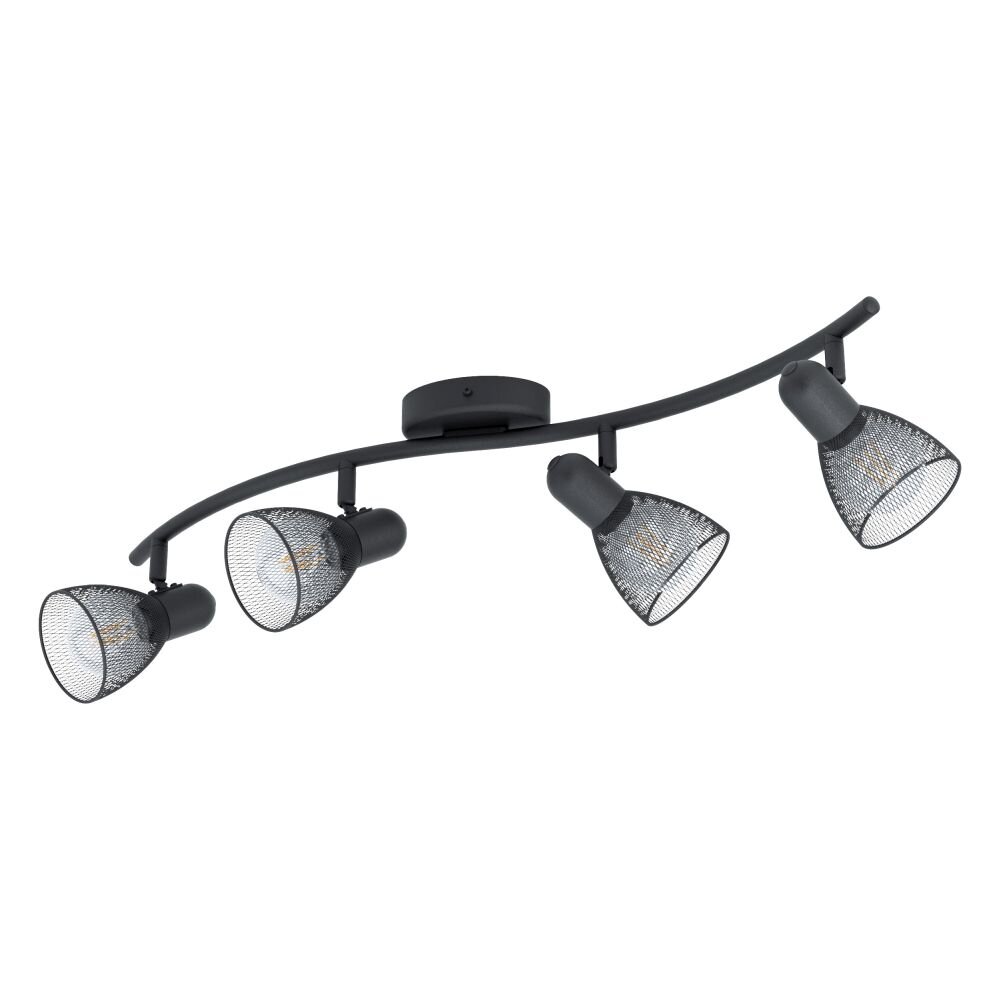 EGLO CAROVIGNO Deckenspot Schwarz, 4-flammig main product photo
