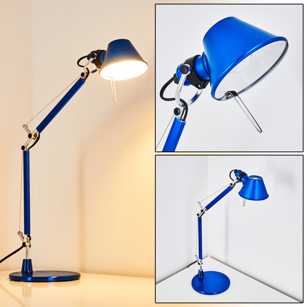 Artemide TOLOMEO MICRO Tischleuchte Blau, 1-flammig main product photo