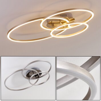 Chilkat Deckenleuchte LED Nickel-Matt, 1-flammig Chilkat Deckenleuchte LED Nickel-Matt, 1-flammig