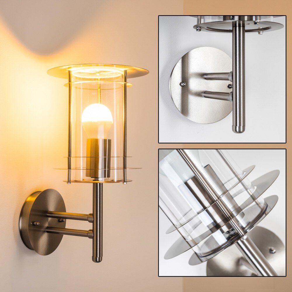 Valdez Außenwandleuchte Edelstahl, 1-flammig main product photo