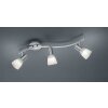 Trio Leuchten LEVISTO Deckenspot LED Nickel-Matt, 3-flammig