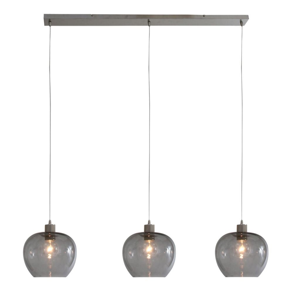 Steinhauer Lotus Hängeleuchte Edelstahl, 1-flammig main product photo