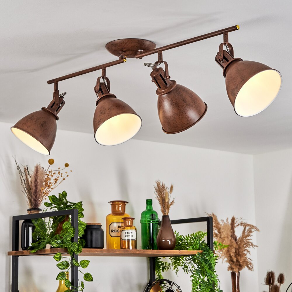 Koppom Deckenleuchte Rostfarben, 4-flammig main product photo
