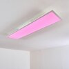 Antria LED Panel Weiß, 1-flammig, Fernbedienung, Farbwechsler