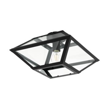 EGLO CASEFABRE Deckenleuchte Schwarz, 1-flammig EGLO CASEFABRE Deckenleuchte Schwarz, 1-flammig