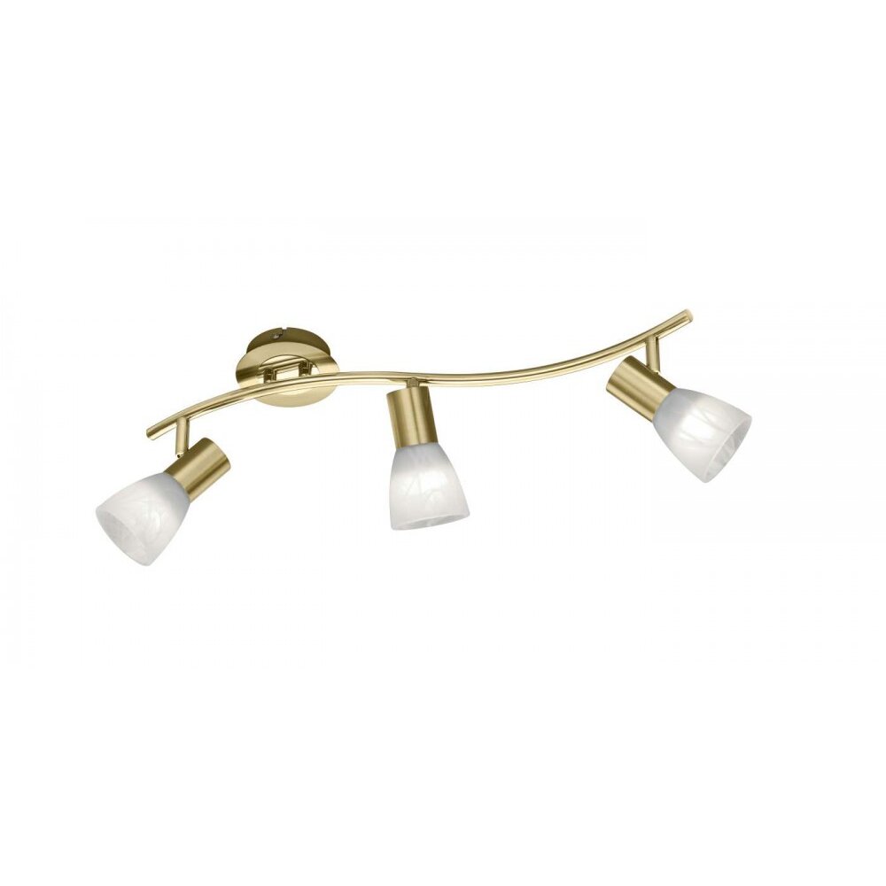 Trio Leuchten LEVISTO Deckenspot LED Messing, 3-flammig main product photo