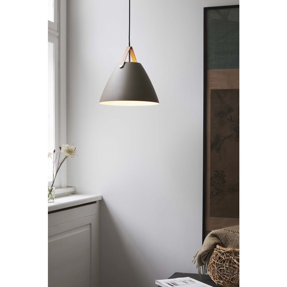 Design For The People by Nordlux STRAP Hängeleuchte Beige, 1-flammig main product photo