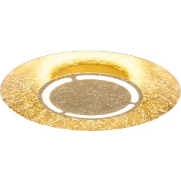 Globo Tabea Deckenleuchte LED Gold, 1-flammig