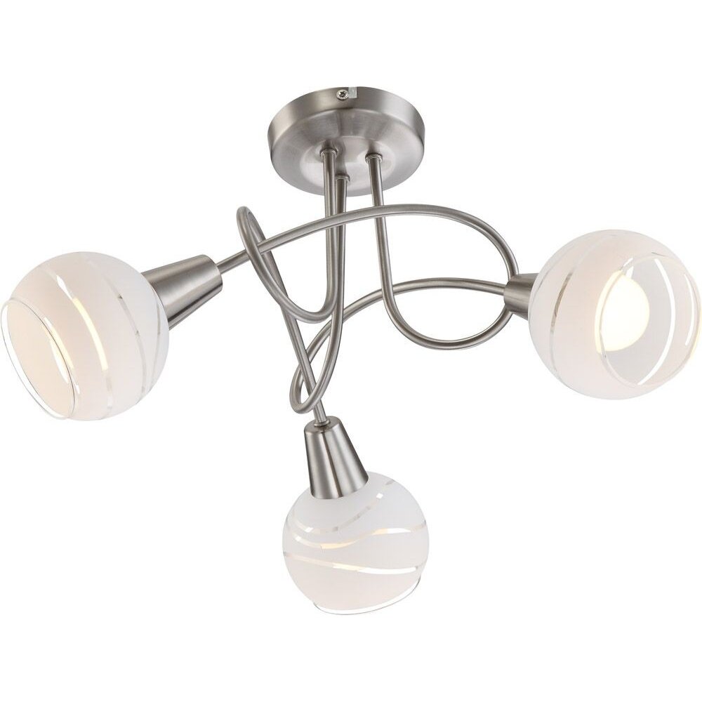 Globo ELLIOTT Deckenstrahler Nickel-Matt, 3-flammig main product photo