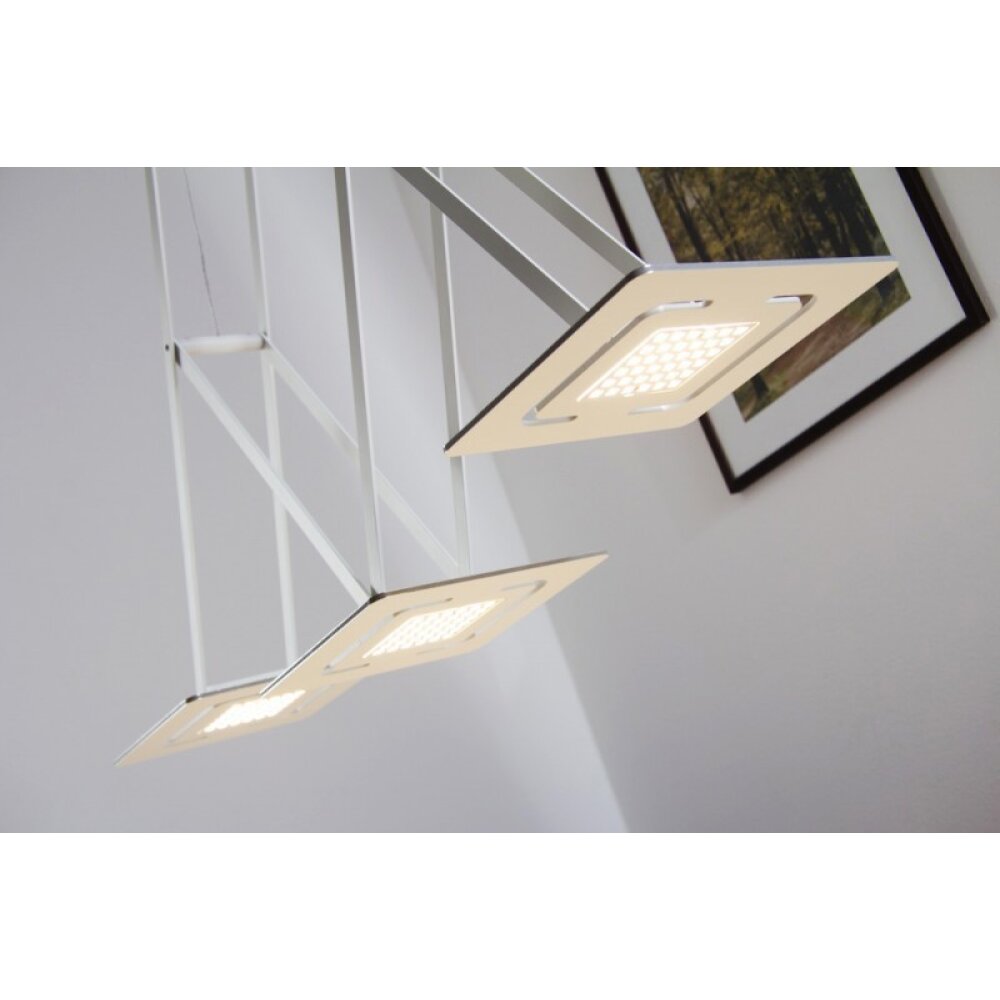 Evaluz SLIDE Hängeleuchte LED Weiß, 3-flammig main product photo