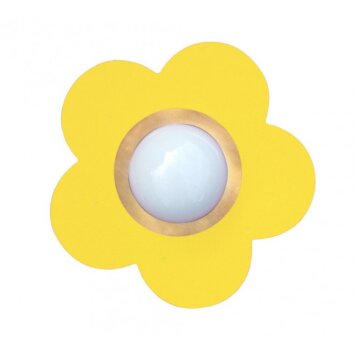 Waldi Deckenleuchte Fleur petit Gelb, 1-flammig