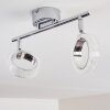 Soppana Deckenleuchte LED Chrom, 2-flammig