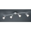 Trio Leuchten LEVISTO Deckenspot LED Nickel-Matt, 4-flammig